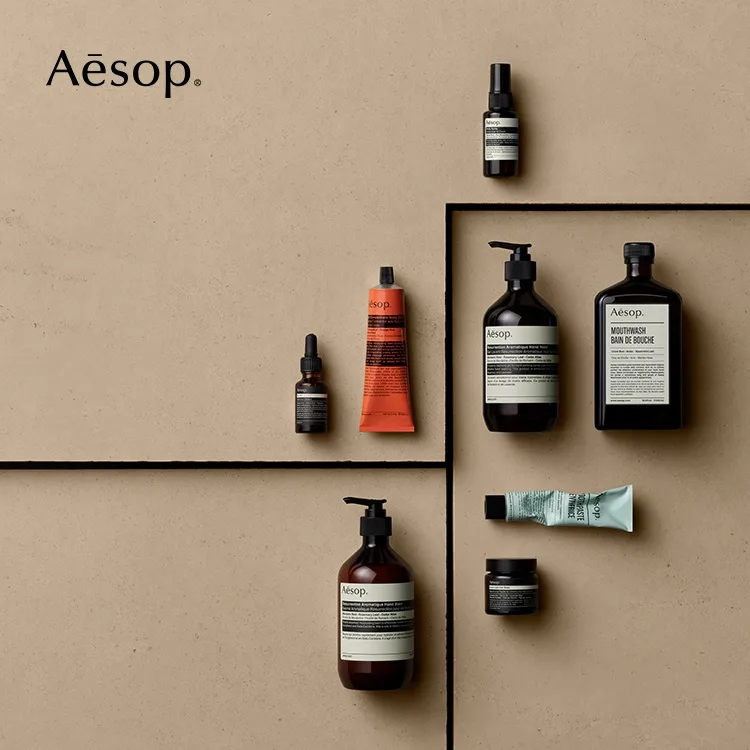 Aesop skincare products arranged for a luxury facial ritual