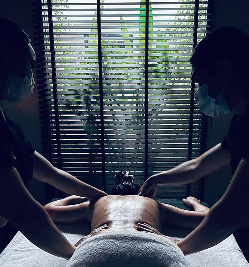 Oil and Thai Massage