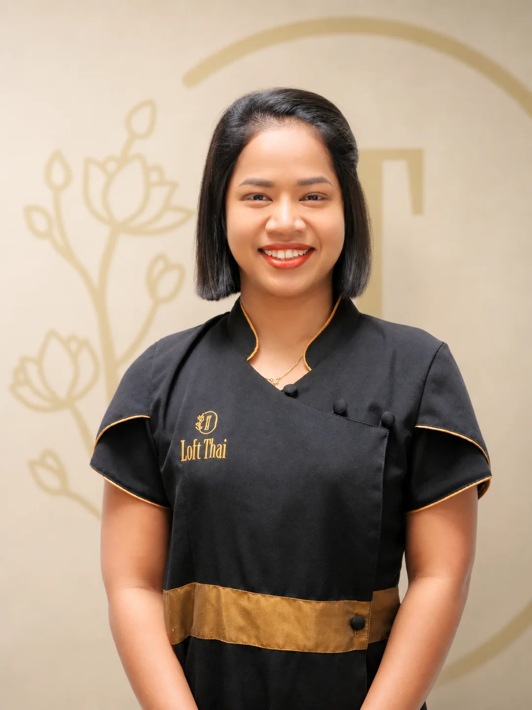 Loft Thai senior spa therapist portrait 02