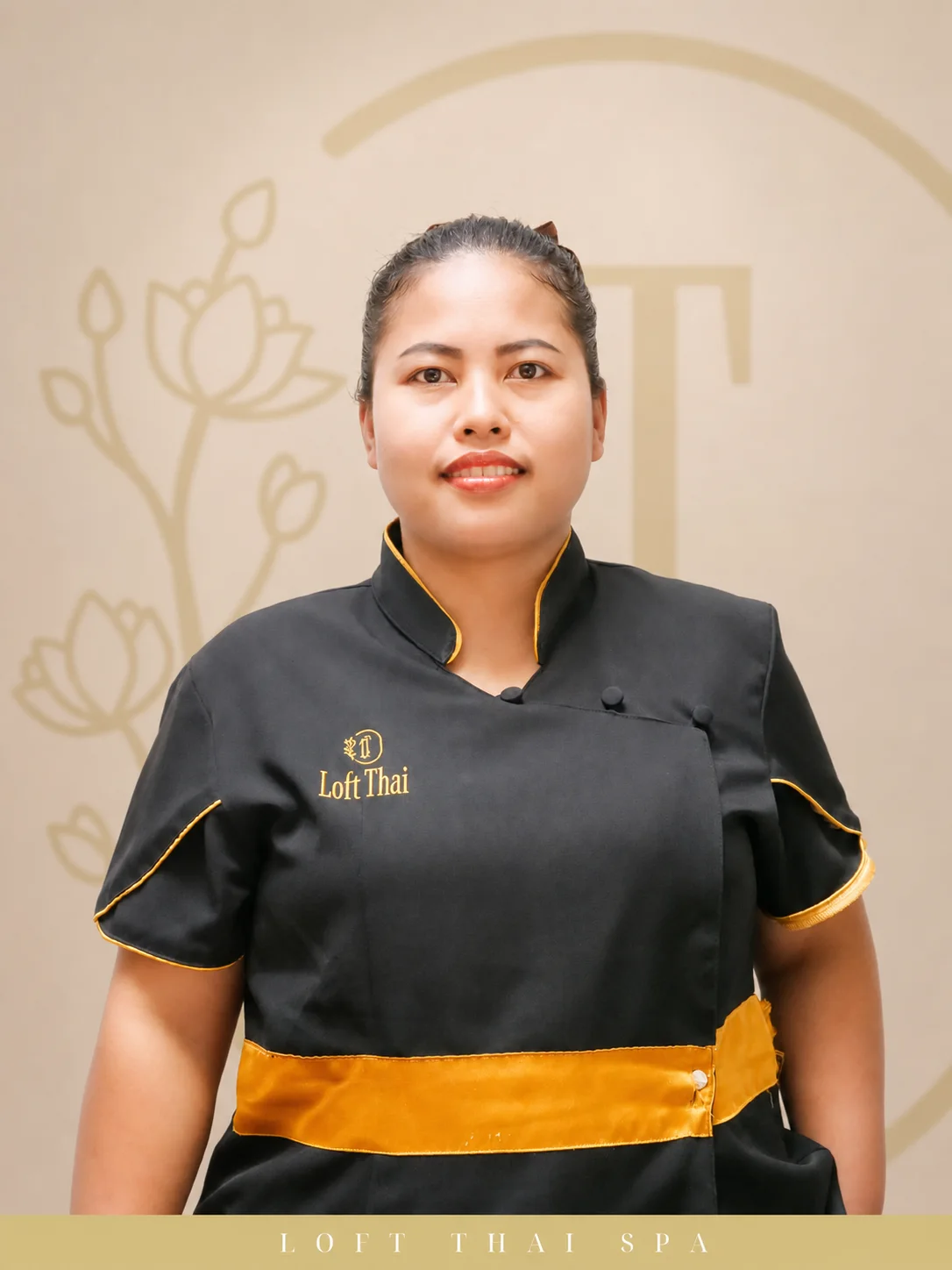 Loft Thai senior spa therapist portrait 06