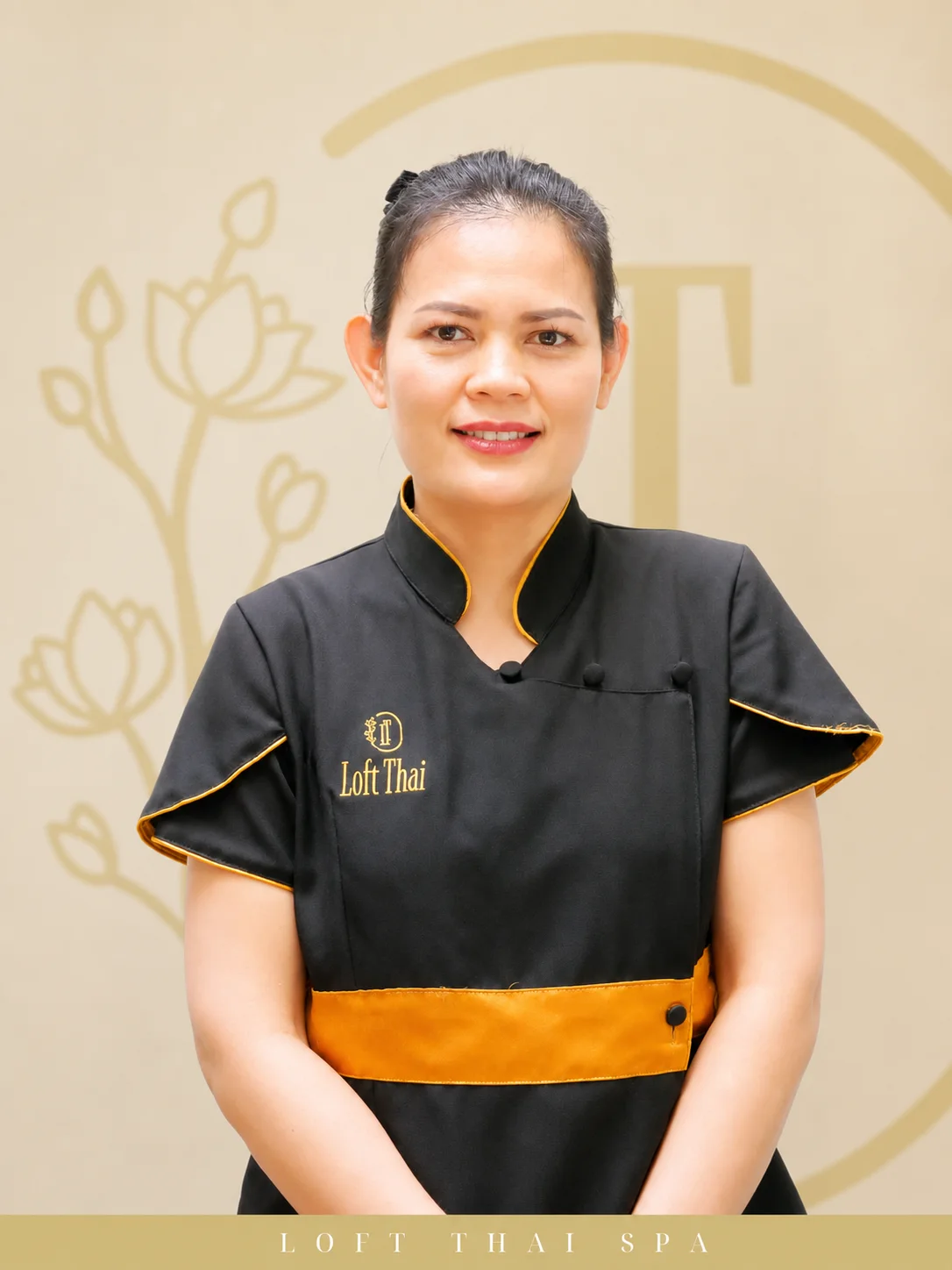 Loft Thai senior spa therapist portrait 07