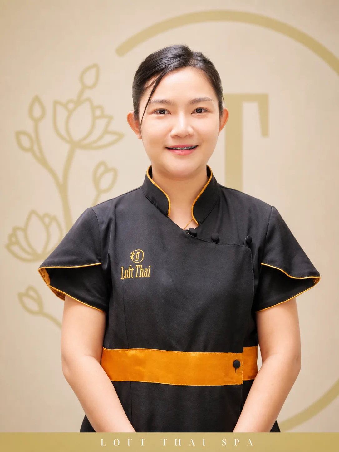 Loft Thai senior spa therapist portrait 10