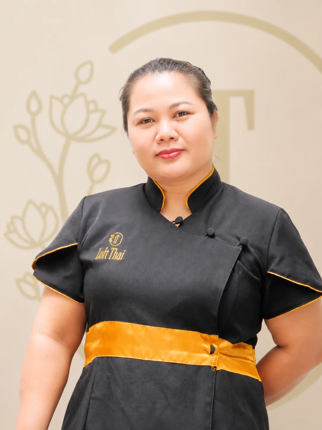 Loft Thai senior spa therapist portrait 11
