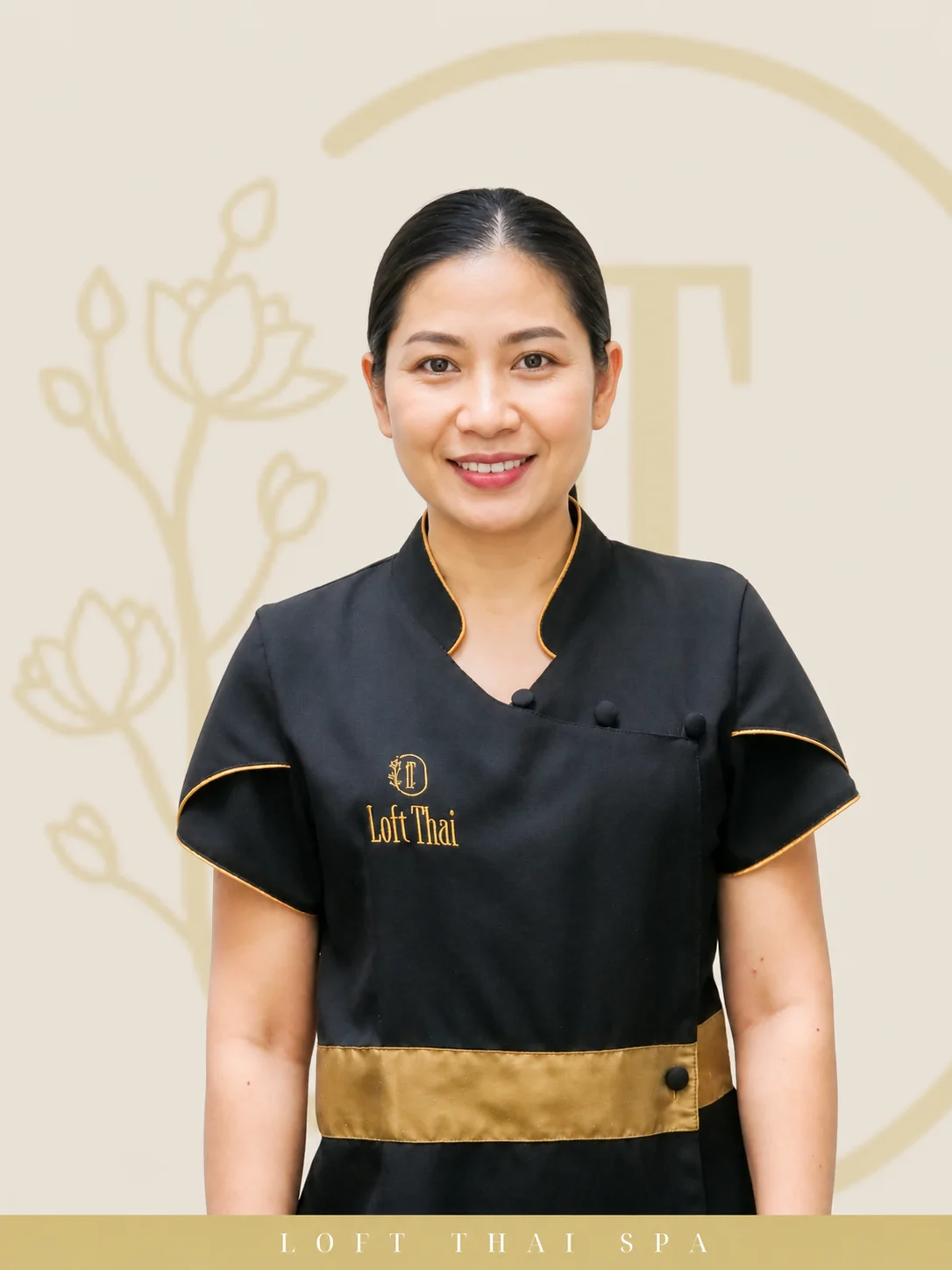 Representative Loft Thai senior spa therapist portrait 14