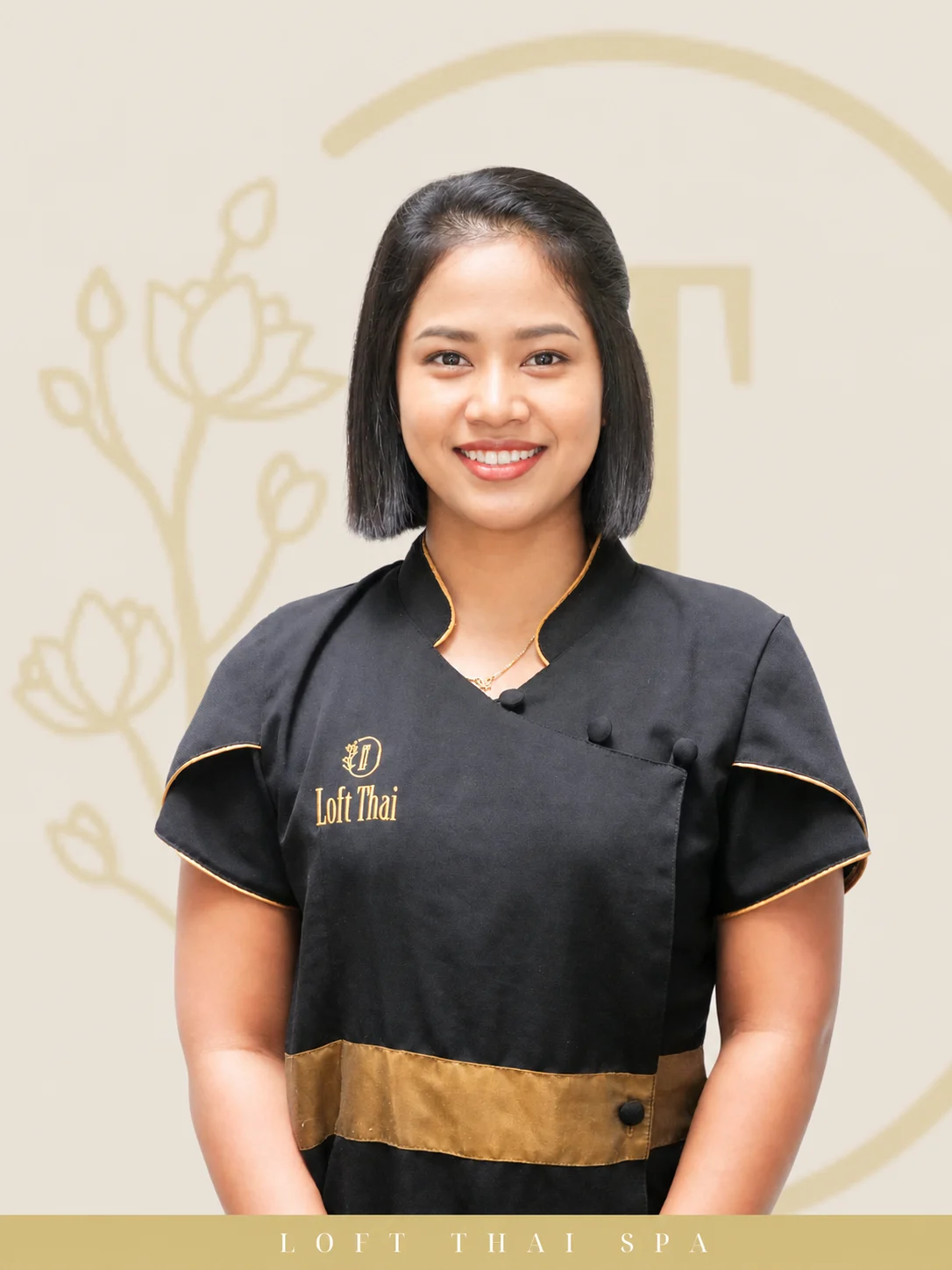 Representative Loft Thai senior spa therapist portrait 15