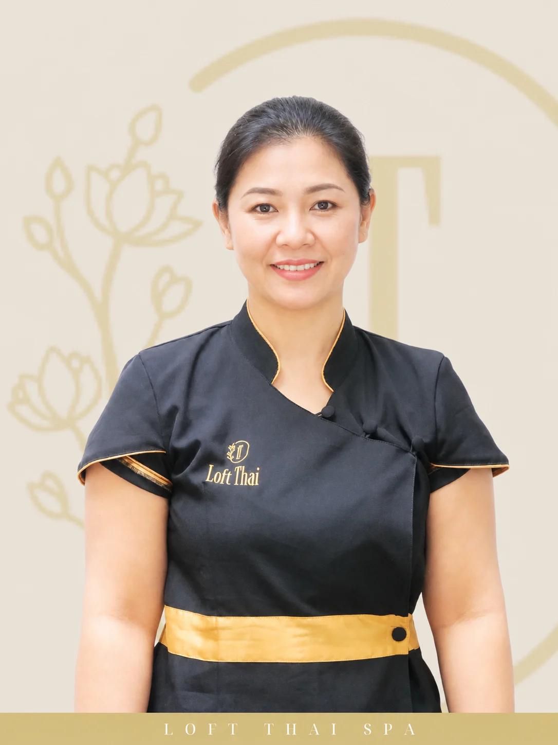 Representative Loft Thai senior spa therapist portrait 17