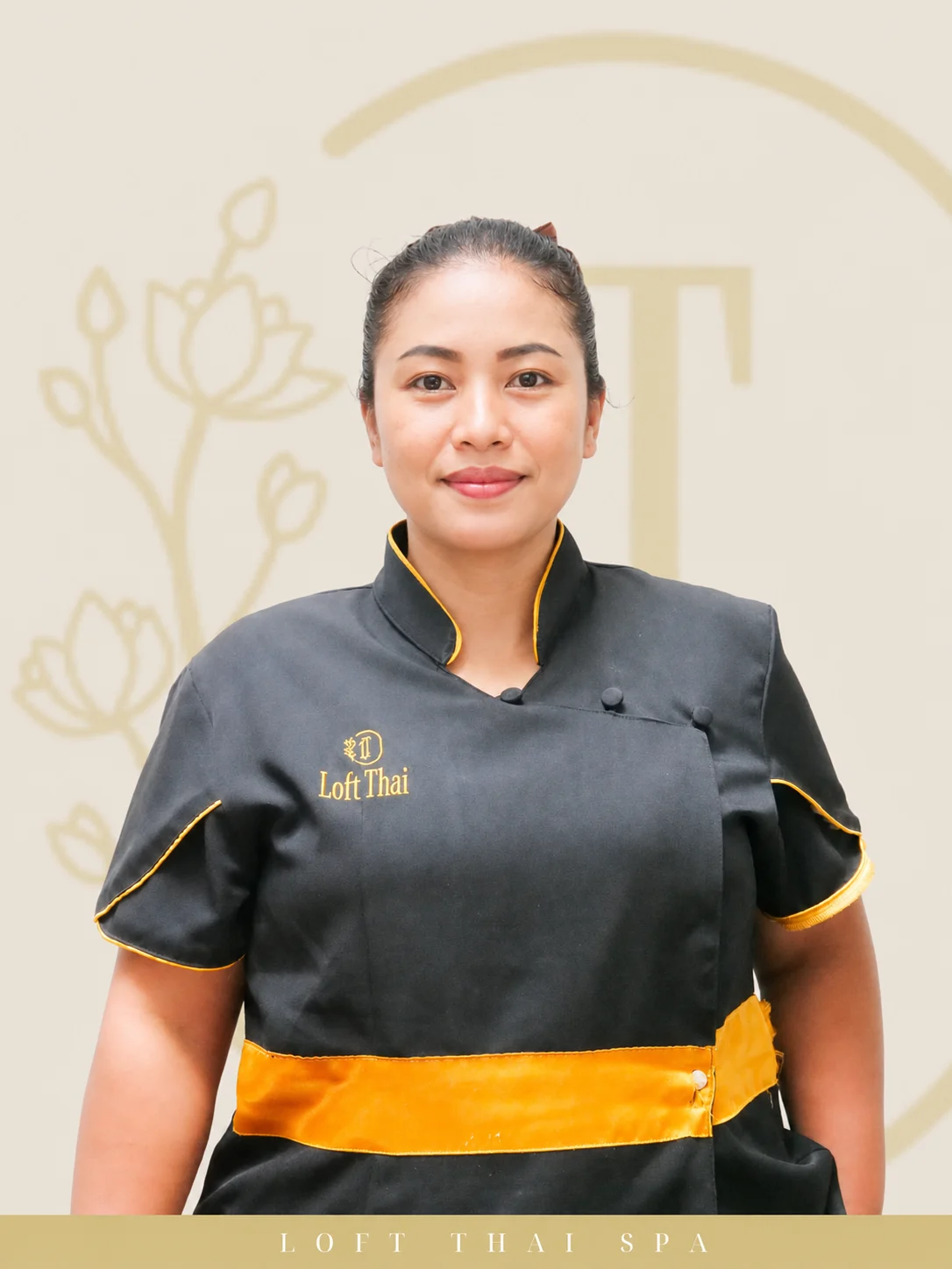 Representative Loft Thai senior spa therapist portrait 19