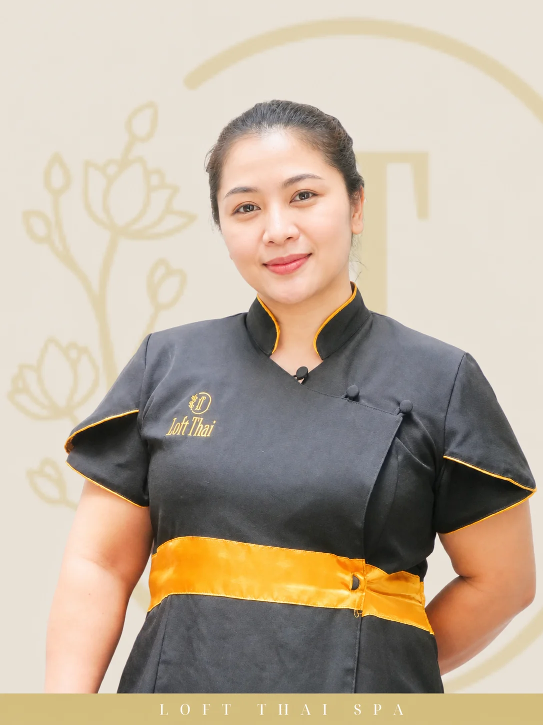 Representative Loft Thai senior spa therapist portrait 24