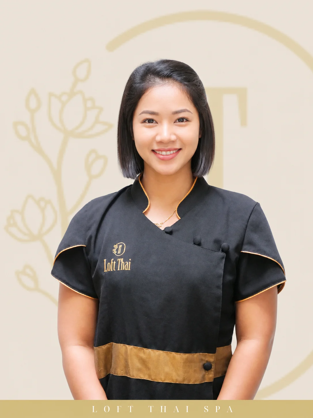 Representative Loft Thai senior spa therapist portrait 26
