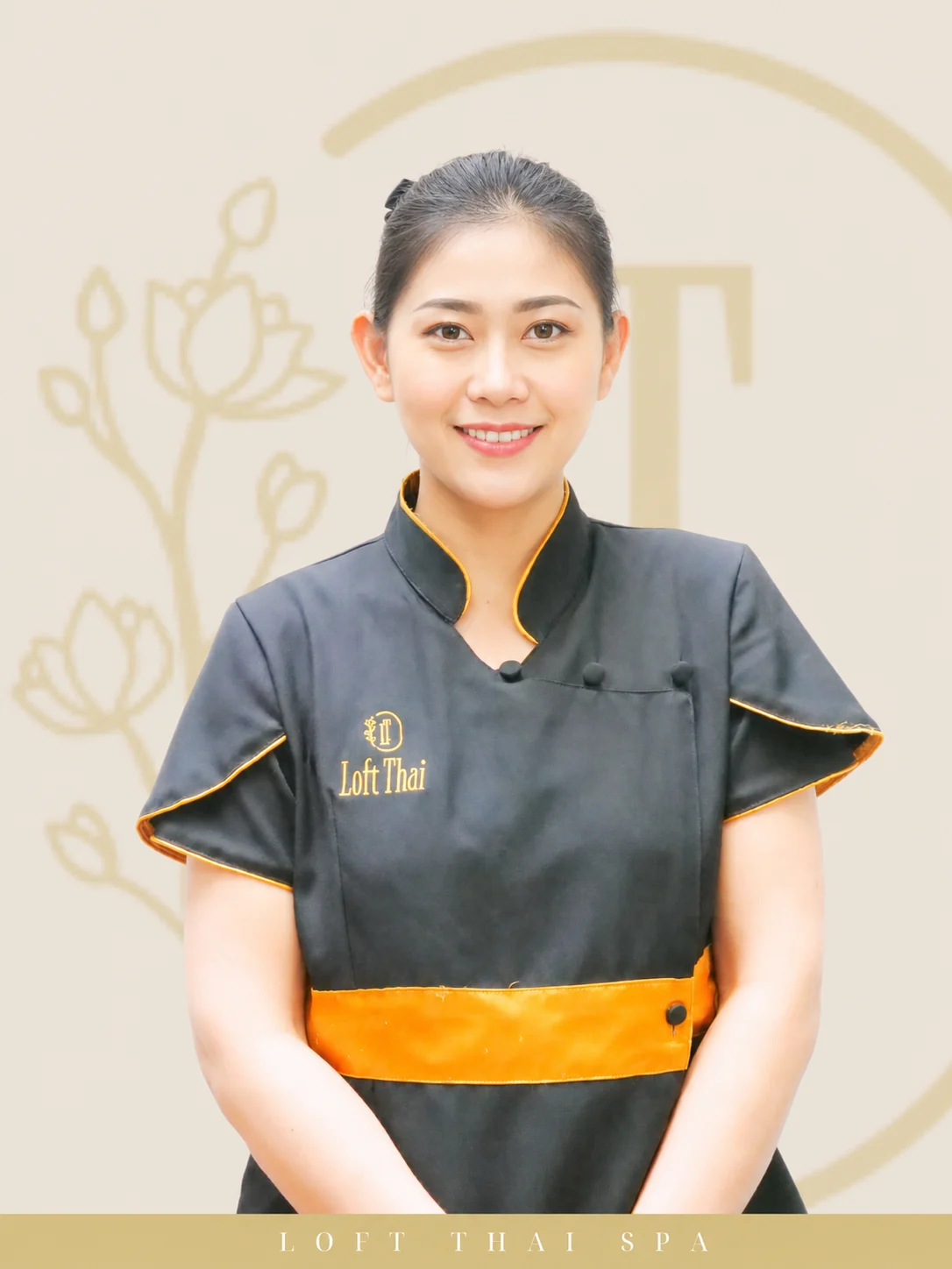 Representative Loft Thai senior spa therapist portrait 31